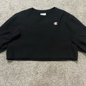 Champion Black Crew Neck Sweater